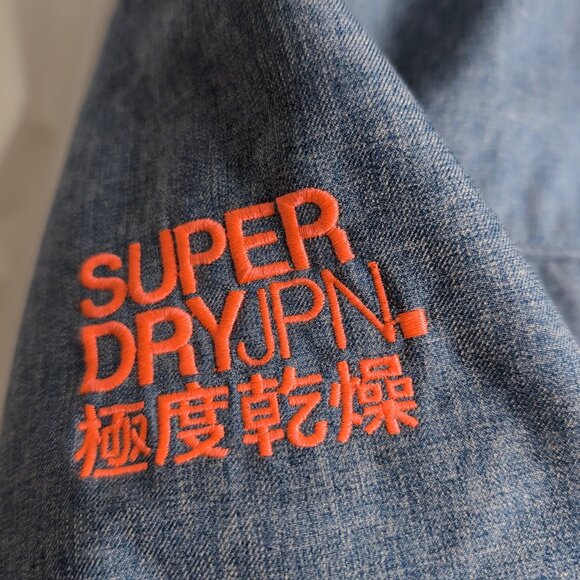 Superdry Y2K Original Windtrekker Japan Winter Jacket Fur Lined, Size Small - Picture 6 of 11